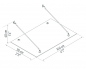 Preview: Palram-Canopia Türvordach TAURUS 1400 140x90cm 12mm ESG Glas Edelstahl